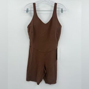 Lululemon Women's‎ Align Bodysuit 8" Java Brown Size 10